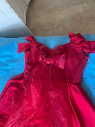 Vestido largo rojo