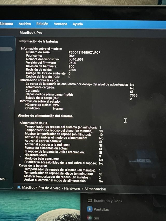 MacBook Pro 16” 2019 i9 8 núcleos 2TB SSD 32gb RAM