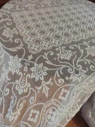 Coperta pizzo floreale