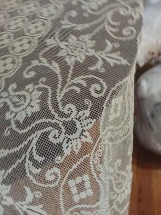 Coperta pizzo floreale