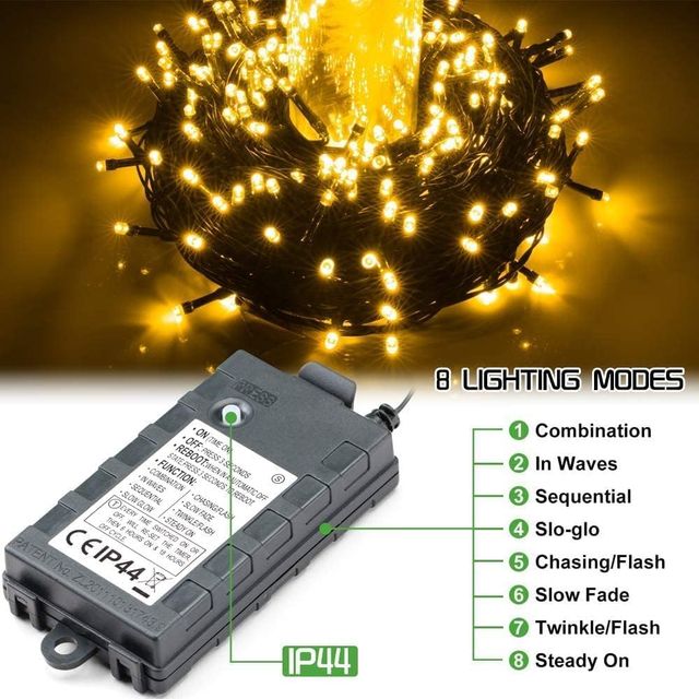 NUOVO - Luci di Natale LED 40M 300LEDS