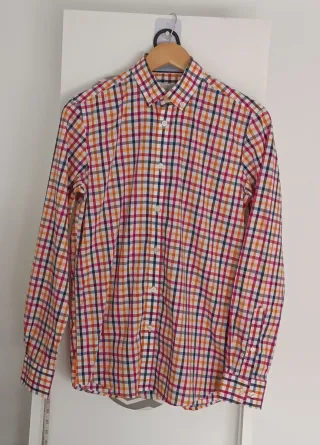 Camisa cuadros Easy Wear Talla S Hombre