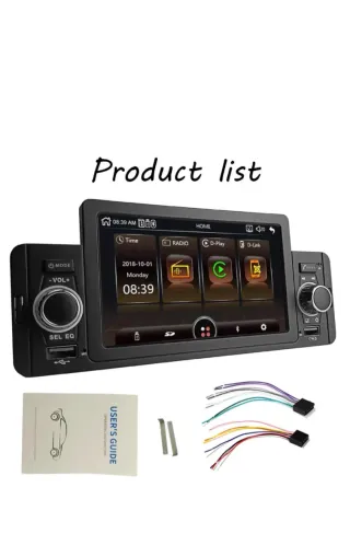 Radio Coche Pantalla 5.1 Bluetooth Mirror Link