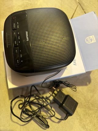 Philips Radio Despertador Negro