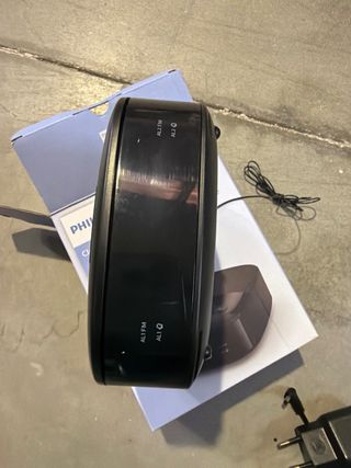 Philips Radio Despertador Negro