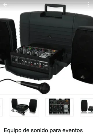 Equipo de sonido completo