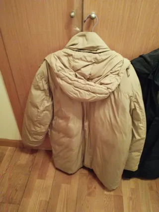 Cazadora de invierno Paul & Shark beige La cremall