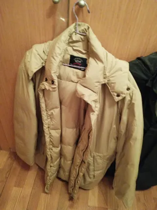 Cazadora de invierno Paul & Shark beige La cremall