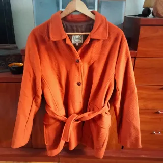 Abrigo Lana Naranja