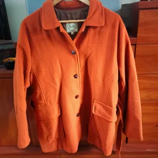 Abrigo Lana Naranja