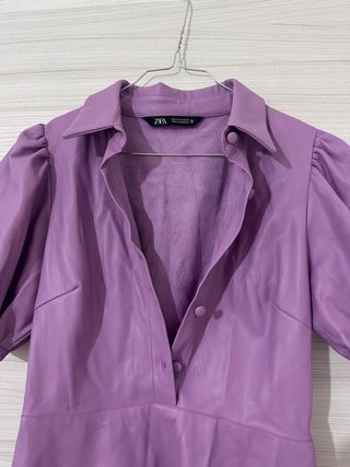 Vestito Zara maniche a sbuffo tg S