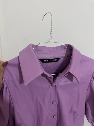 Vestito Zara maniche a sbuffo tg S