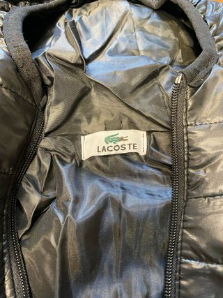 Abrigo acolchado Lacoste Talla L