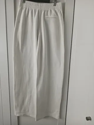 Pantalón de chándal blanco talla S