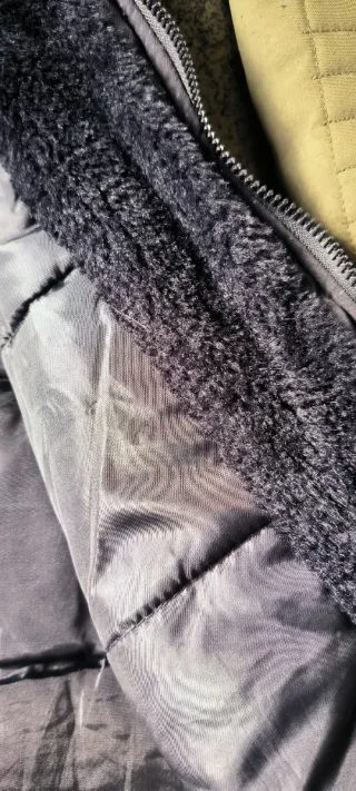 Chamarra acolchada 3/4 verde caballero