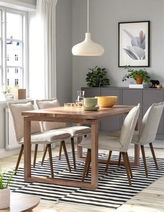 Tavolo da pranzo in rovere Ikea Morbylanga
