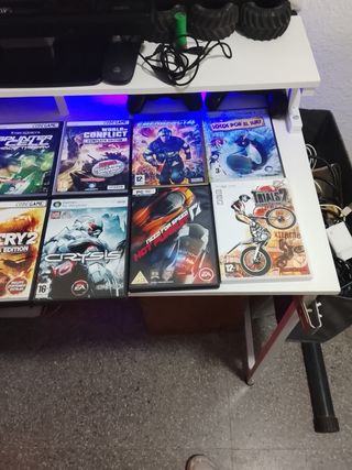 Pack completo gamin pc PS4  Mesa led silla y demás