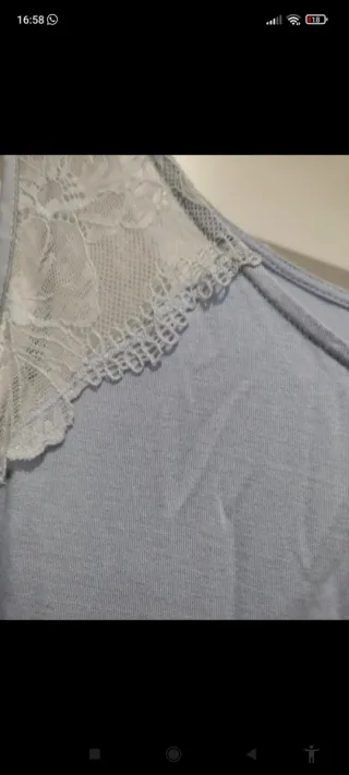 Camisón maternidad Women Secret azul talla L