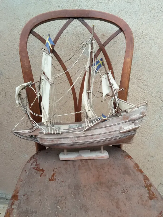 Modello di Barca Antica per Decorazione