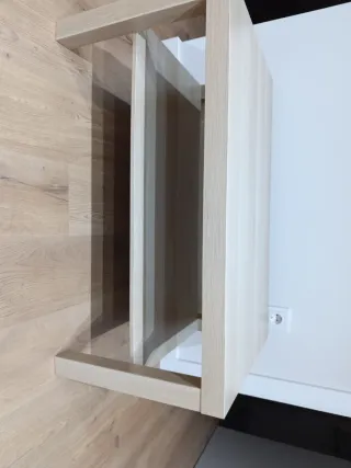 Tavolo da centro Ikea in legno chiaro