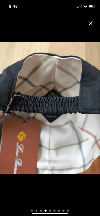 Gorra Loro Piana Negra