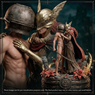 Figura Letmesoloher x Malenia-Impresión 3D resina