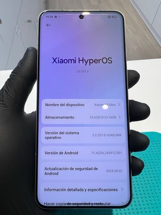 Xiaomi 15 Ultra 512GB Plata