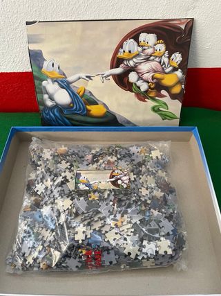 Alfombra para puzzles + 2 puzzles