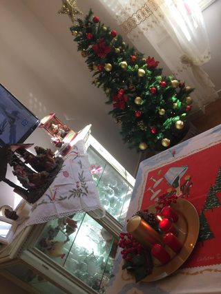 Albero di Natale decorato