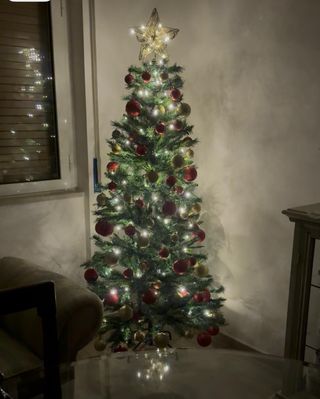 Albero di Natale decorato