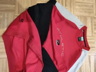 Sudadera Nike Athletic Vintage Roja Negra