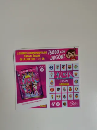 2 Cromos LaLiga Este 2025-26 Jugón