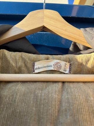 Chaqueta bomber pana Pull&Bear beige/gris