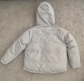 Chaqueta acolchada beige