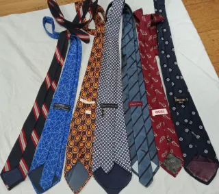 7 Corbatas Varias Marcas