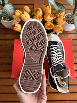 Converse chuck 70 de luxe squared hi plataforma