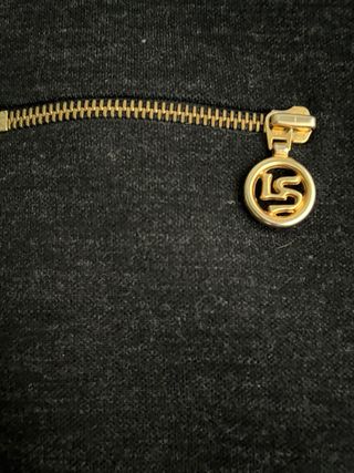 Gonna Luisa Spagnoli grigio scuro con zip