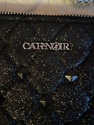 Bolso Cafènoir negro con tachuelas