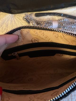 Bolso Cafènoir negro con tachuelas