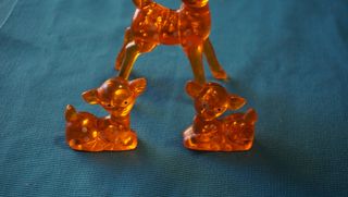 Collezione vintage di cervi in famiglia: 3 pezzi da collezione