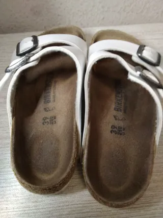 Sandalias Birkenstock Blancas Talla 39