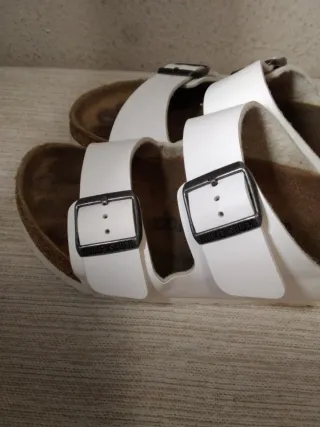 Sandalias Birkenstock Blancas Talla 39