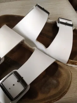 Sandalias Birkenstock Blancas Talla 39