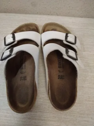 Sandalias Birkenstock Blancas Talla 39