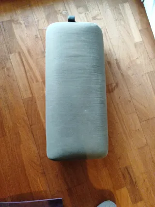 Bolster Yoga Verde Grisáceo