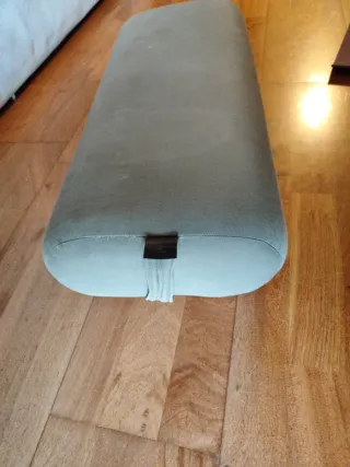 Bolster Yoga Verde Grisáceo