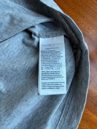 T-shirt Tommy Hilfiger Grigia Taglia L