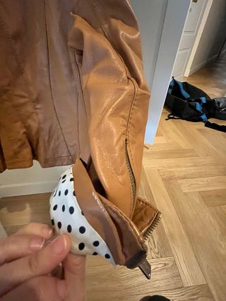 Chaqueta Kor@kor piel súper bonita Made in Italy