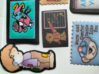 Lote 8 parches para ropa