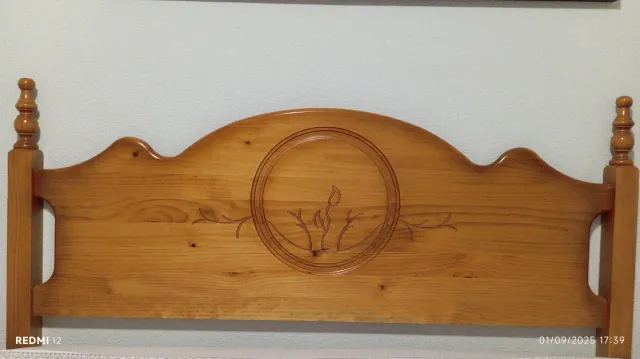 Testata letto in legno 150cm